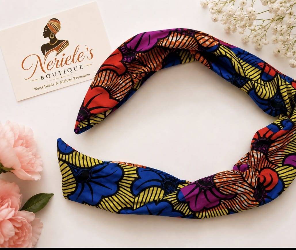 Pre-tied african headwrap