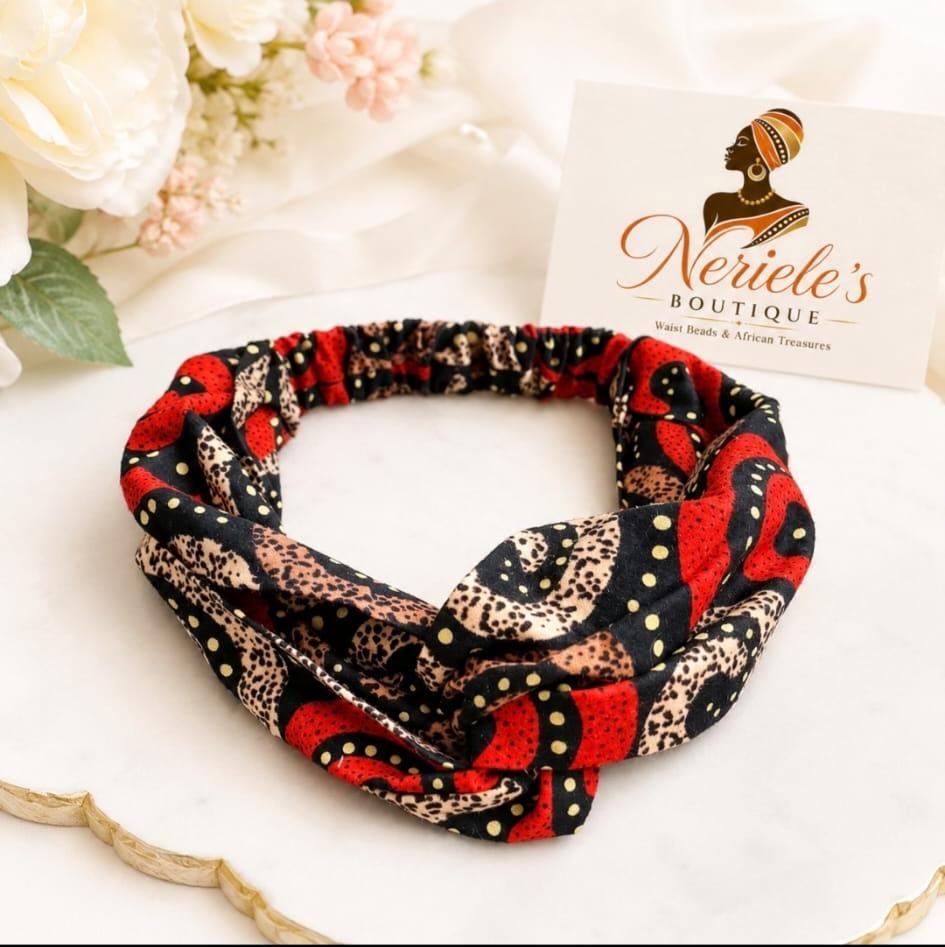 Pre-tied african headwrap