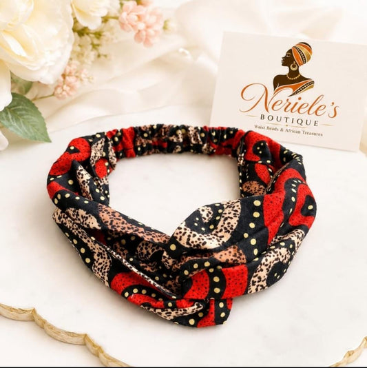 Pre-tied african headwrap