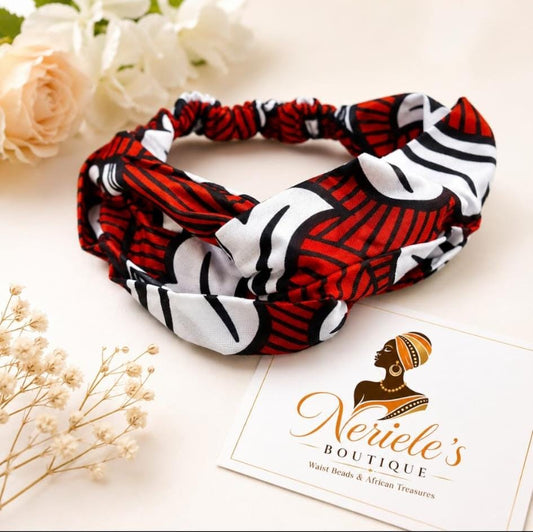 Pre-tied african headwrap
